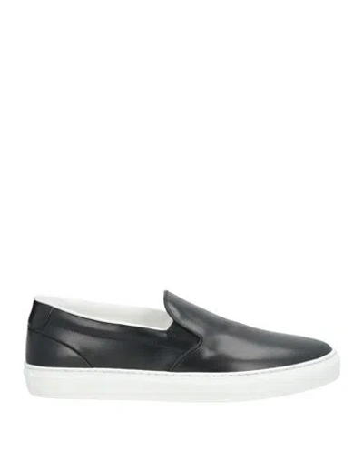 Doucal's Man Sneakers Black Size 9 Leather
