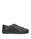 Doucal's Man Sneakers Dark Brown Size 8.5 Leather