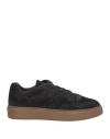 Doucal's Man Sneakers Black Size 6 Leather In Black