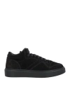 Doucal's Man Sneakers Black Size 9 Leather