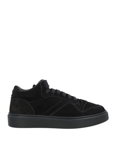 Doucal's Man Sneakers Black Size 9 Leather