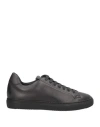 Doucal's Man Sneakers Charcoal Size 9 Leather