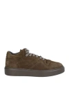 Doucal's Man Sneakers Military Green Size 7 Leather