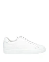 Doucal's Glattleder Low-top Sneakers In Navy Blue