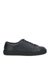 Doucal's Man Sneakers Dark Brown Size 8.5 Leather