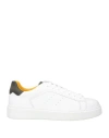 Doucal's Man Sneakers White Size 9 Leather In White