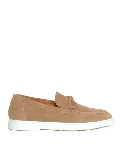 Doucal's Beige Loafers In Neutral