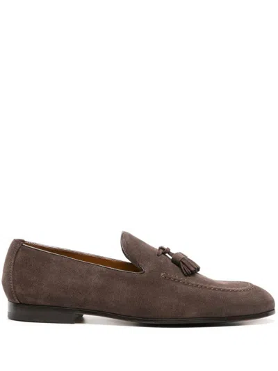 DOUCAL'S DOUCAL'S MOCCASIN WITH TASSEL SHOES
