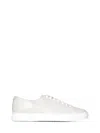 Doucal's Off-white Leather Sneakers In White