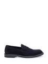 Doucal's Penny Loafer In Blue