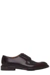 Doucal's Black Classic Oxford Shoes In Calf Leather Man In Brown