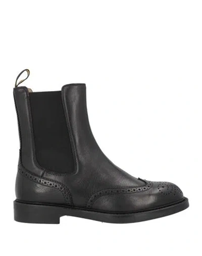 Doucal's Woman Ankle Boots Black Size 7 Leather