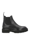 Doucal's Woman Ankle Boots Black Size 8 Calfskin In Black