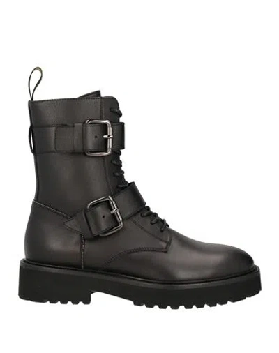 Doucal's Woman Ankle Boots Black Size 8 Leather