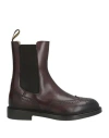 Doucal's Woman Ankle Boots Dark Brown Size 7 Leather In Brown