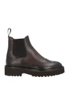 Doucal's Woman Ankle Boots Dark Brown Size 8 Soft Leather