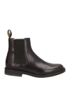 Doucal's Woman Ankle Boots Plum Size 8 Soft Leather In Purple