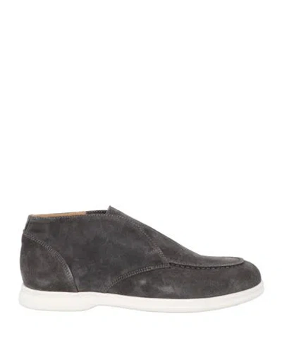 Doucal's Woman Ankle Boots Lead Size 5.5 Leather