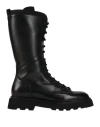 Doucal's Woman Boot Black Size 6 Leather In Black