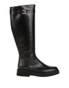 Doucal's Woman Boot Black Size 8 Leather In Black