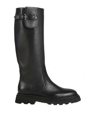 Doucal's Woman Boot Black Size 8 Leather
