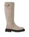 Doucal's Woman Boot Light Grey Size 7 Leather