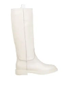 Doucal's Woman Boot White Size 8 Soft Leather