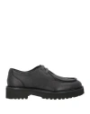 Doucal's Woman Lace-up Shoes Black Size 5 Leather In Black