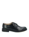 Doucal's Woman Lace-up Shoes Dark Green Size 7.5 Leather