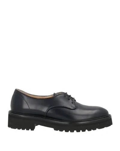 Doucal's Woman Lace-up Shoes Midnight Blue Size 7 Leather