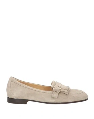 Doucal's Woman Loafers Beige Size 7.5 Leather