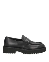 Doucal's Woman Loafers Black Size 7 Leather