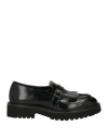 Doucal's Woman Loafers Black Size 8.5 Leather In Black