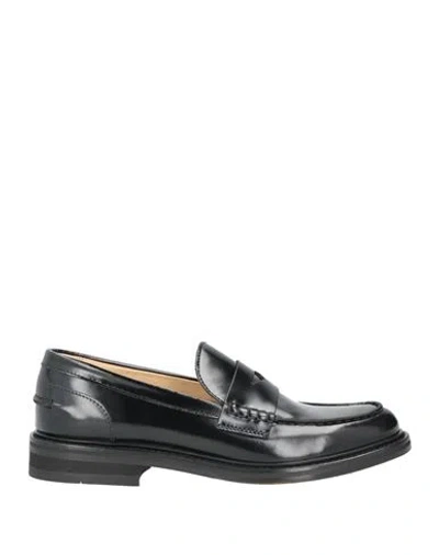 Doucal's Woman Loafers Black Size 7 Soft Leather