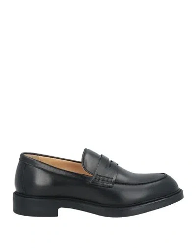 Doucal's Woman Loafers Black Size 7.5 Leather