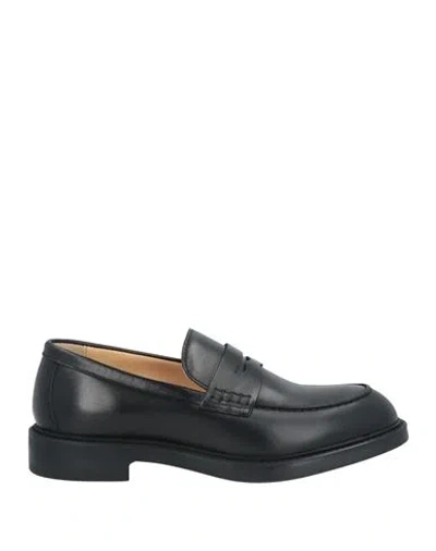 Doucal's Woman Loafers Black Size 11.5 Leather