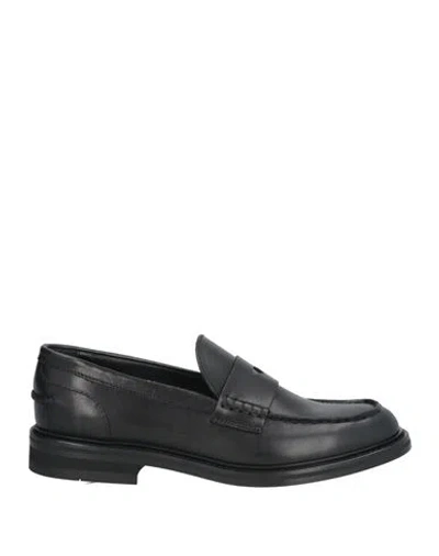 Doucal's Woman Loafers Black Size 7 Soft Leather