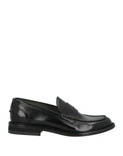 Doucal's Woman Loafers Black Size 8 Leather