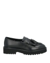 Doucal's Woman Loafers Black Size 7 Leather In Black