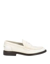 Doucal's Chunky-sole Leather Loafers In White