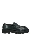 Doucal's Leather Loafers In Black