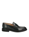 Doucal's Woman Loafers Dark Green Size 5.5 Leather In Green