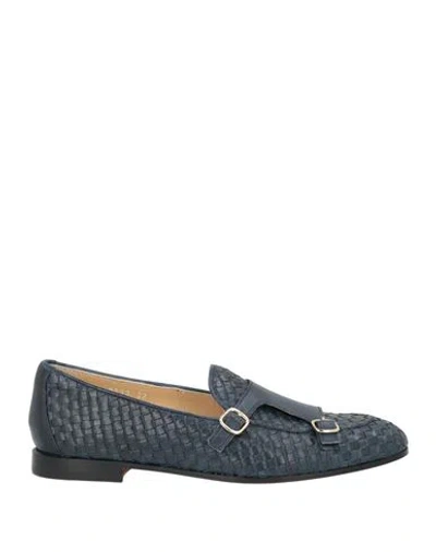 DOUCAL'S DOUCAL'S WOMAN LOAFERS MIDNIGHT BLUE SIZE 6 LEATHER