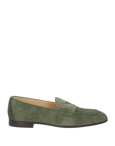 Doucal's Woman Loafers Military Green Size 7 Leather