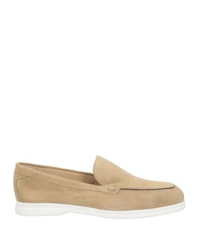 Doucal's Woman Loafers Beige Size 9.5 Leather
