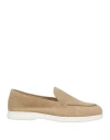 Doucal's Woman Loafers Beige Size 9.5 Leather In Beige