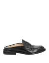Doucal's Woman Mules & Clogs Black Size 8 Leather In Black