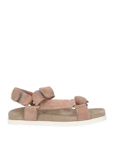 Doucal's Woman Sandals Pastel Pink Size 5 Leather