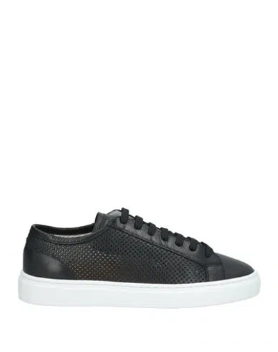 Doucal's Woman Sneakers Black Size 8 Leather