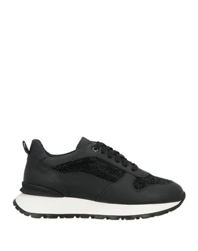Doucal's Woman Sneakers Black Size 8 Leather